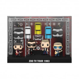 U2 POP! Moments DLX Vinyl figúrka 4-Pack Zoo TV 1993 Tour 9 cm - Vážne poškodené balenie